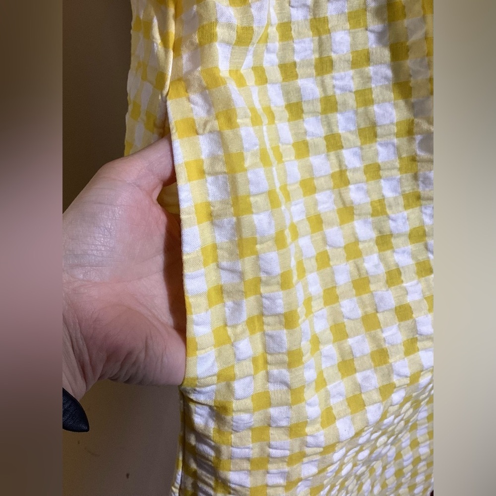 Old Navy Coquette Gingham Puff Sleeve Mini Dress - Picture 13 of 16